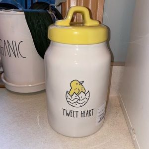 Rae dunn tweet heart canister